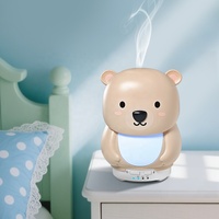 Diffuseur d'arômes électrique en plastique à évaporation, humidificateur d'air, machine d'aromathérapie, lumière multicolore, en forme d'animal, pour hôtel et maison