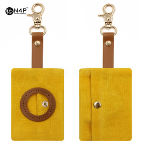 N4P 친환경 창의적인 새로운 휴대용 야외 산책용 반려동물 배변봉투-캔버스 걸이형 가볍고 튼튼한 방수 강아지 배변봉투 - Product Image 6