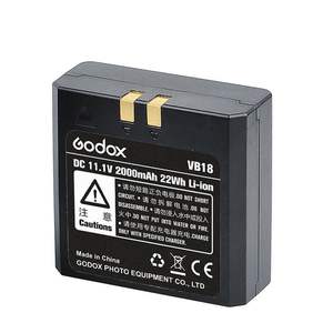 Godox VB18 DC 11,1 V 2000 мА/ч, 22Wh литий-ионная аккумуляторная батарея для <span class=keywords><strong>Ving</strong></span> V850II V860II-C V860II-N V860II-S V860II-F Вспышка Speedlite - Product Image 1