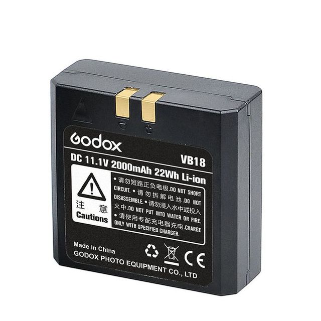 Godox VB18 DC 11.1V 2000mAh 22Wh Lithium-ion Li-ion Battery for Ving V850II V860II-C V860II-N V860II-S V860II-F Flash Speedlite