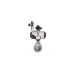 High Quality Cheap Price Chemical Industry Pneumatic Butterfly Stainless Steel Valve