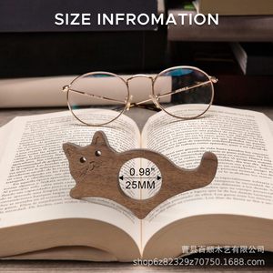 Clip de livre en bois pour chat et chien, 7.3x4.3x1.3cm, presse-livre portable réutilisable pour la lecture - Product Image 3
