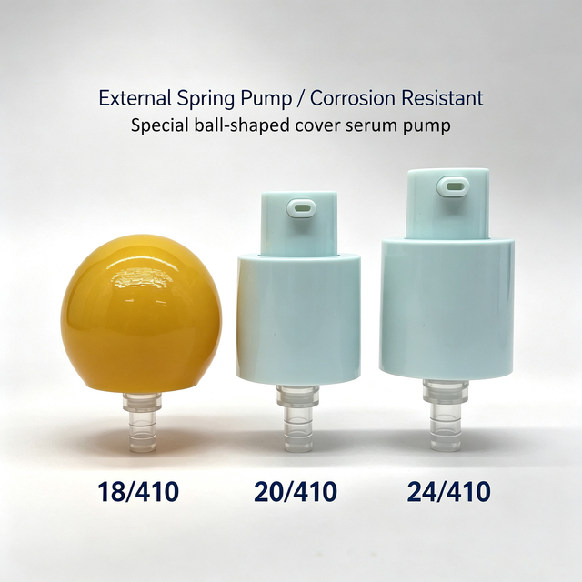 Wholesale Ball Shape 24/410 Lotion Oil Serum Dispenser Pump Unique Design Custom Color Lotion Cream Pump