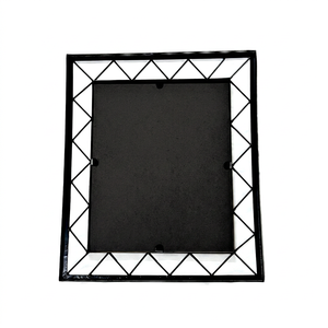 Wholesale Rectangle Metal <b>Wall</b> <b>Mirror</b> With Geometric Design Decorative For Home Interior - Product Image 4