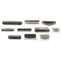 Boucles coulissantes réglables en métal Accessoires de vêtement Ajusteur de cliquet de jarretelle en nickel avec dent pour la couture de ceinture en jean bricolage