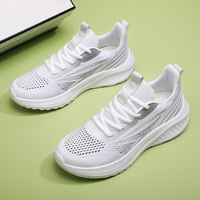 Chaussures de course légères personnalisées avec logo pour hommes et femmes, respirantes, en maille, confortables, antidérapantes, pour la marche, le yoga, la remise en forme, la salle de sport