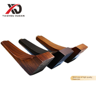 Pieds de canapé en bois en forme de sept, accessoires de meubles, support pour armoire, table de chevet, table basse, support TV