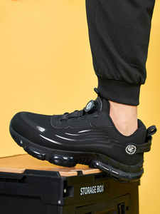 ZG 918-5 <span class=keywords><strong>Scarpe</strong></span> <span class=keywords><strong>da</strong></span> <span class=keywords><strong>Lavoro</strong></span> Antinfortunistiche <span class=keywords><strong>da</strong></span> <span class=keywords><strong>Uomo</strong></span> Nuove Sneakers Antigraffio e Antiperforazione con Chiusura a Rotella Nere Sportive e alla Moda - Product Image 5