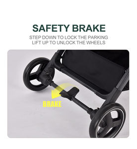 Özelleştirilebilir yeni moda dört tekerlekli evcil hayvan arabası vagon çift katlanabilir pencere geçirmez evcil hayvan taşıyıcı büyük köpekler için - Product Image 3