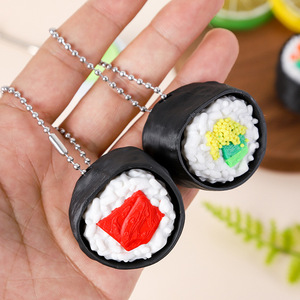 Vashine Llavero de sushi impreso en 3D, ligero, juguetes antiestrés, divertidos, colgantes para bolsos, llavero con sonido - Product Image 3