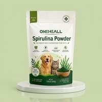 Poudre de spiruline de qualité alimentaire supérieure 100% pure pour animaux de compagnie, poudre de spiruline végétalienne