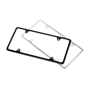 Cadre de <span class=keywords><strong>plaque</strong></span> d'<span class=keywords><strong>immatriculation</strong></span> de voiture personnalisé en acier inoxydable, support universel pour <span class=keywords><strong>plaque</strong></span> d'<span class=keywords><strong>immatriculation</strong></span> américaine, cadre de <span class=keywords><strong>plaque</strong></span> d'<span class=keywords><strong>immatriculation</strong></span> en métal antirouille, OEM - Product Image 1