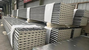 Paneles de Techo de Aluminio Corrugado con Aislamiento Térmico, Material de Tejas, Techo Ranurado de Aluminio, Lámina Sándwich de Poliuretano - Product Image 6