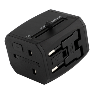 HHT525 <span class=keywords><strong>Universal</strong></span>-Ladegerät mit 3 USB-Anschlüssen und 6 Steckdosen 5V 4000mA Edelstahl-Reise <span class=keywords><strong>adapter</strong></span> mit Wechselstrom steckdose - Product Image 4