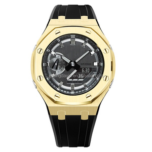 Kit de modification de luxe GM2100 : bracelet et boîtier de remplacement en acier inoxydable pour montre GM2100 - Product Image 4