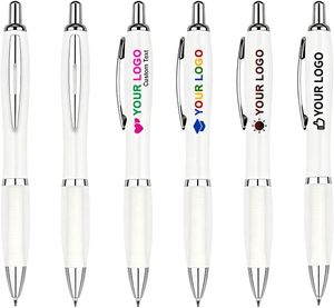 New <b>Color</b> White Aluminum Soft Rubber Metal Custom Ballpoint <b>Pens</b> With Stylus Branded Logo - Product Image 1