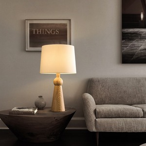 Solid Wood Table <b>Lamp</b> E27 <b>LED</b> 220V Switch Control Warm <b>Light</b> For Bedroom Living Room Study Decor - Product Image 4