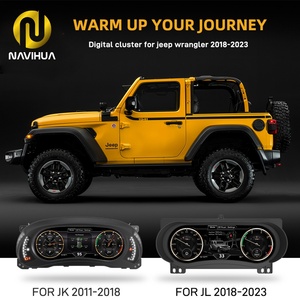 Navihua Virtual Cockpit Digital Cluster LCD <b>Speedometer</b> Dashboard Display Panel <b>for</b> Jeep Wrangler JL 2011-2017 2018-2023 - Product Image 3