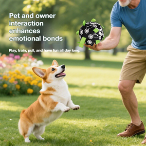 Durable <b>Bite</b> Resistant Dog Soccer Ball Interactive Pet Toy Football for Small Large Dogs Training & Boredom Relief - Product Image 3