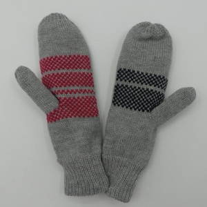 Mitaines unisexes en tricot doublées de <span class=keywords><strong>polaire</strong></span> à doigts complets pour la protection contre le froid en extérieur en automne/hiver - Product Image 6