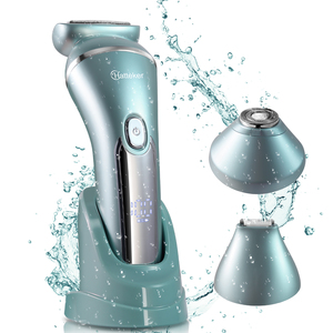 HATTEKER RSCX-9612 Épilateur électrique 3-en-1 pour femmes -- Rechargeable par USB, épilateur et tondeuse indolores pour le visage, le corps et le maillot de bain - Product Image 3