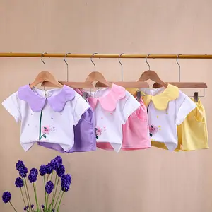 New Fashion Girl Two-Piece Set Baby Girl Suit Summer baby clothes 4 to 5 years Girls clothing sets