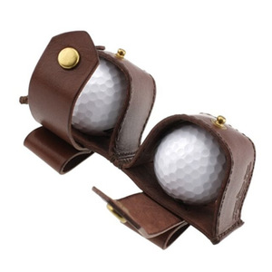 Factory-made custom leather <b>golf</b> bags, creative <b>golf</b> ball strap bags, portable <b>golf</b> racks. - Product Image 1