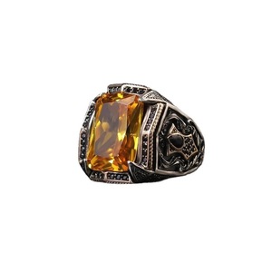 Anel de liga de hiphop estilo gótico punk, cor diamante, joia personalizada da moda, joia de venda imperdível para homens - Product Image 5