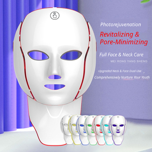 Masque facial détachable à <span class=keywords><strong>lumière</strong></span> <span class=keywords><strong>pulsée</strong></span> pour le traitement de l'acné, blanchiment, réparation, masseur électronique pour le soin de la peau - Product Image 4