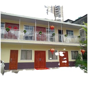 Casa de Estructura de Acero Ligero de Diseño Moderno para Uso Residencial con Balcón y Decoraciones de Faroles - Product Image 4