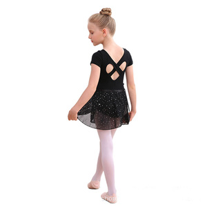 Justaucorps <span class=keywords><strong>de</strong></span> <span class=keywords><strong>gymnastique</strong></span> pour filles, débardeur sans manches à bretelles croisées, <span class=keywords><strong>tenue</strong></span> une pièce - Product Image 4