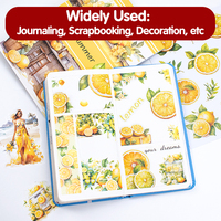 Livre d'autocollants découpés sur mesure pour adultes, impression couleur, autocollants personnalisés pour journal et scrapbooking