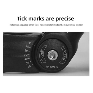 WAKE Bst <span class=keywords><strong>Potence</strong></span> de vélo en aluminium forgé 2D, sablée et anodisée, réglable en angle de 0 à 60 degrés, multi-longueurs, pour <span class=keywords><strong>VTT</strong></span> - Product Image 5