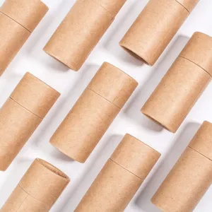 กล่องกระดาษคราฟท์ทรงกระบอกสำหรับบรรจุภัณฑ์อาหาร ขนม คุกกี้ น้ำหอม กาแฟ ชา  ลดราคาจากโรงงาน รีไซเคิลได้ - Product Image 3