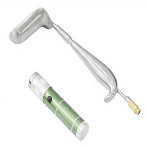 Retractor Rectal Hill Ferguson de Acero Inoxidable Premium, Hoja de Fibra Óptica de 35 mm x 70 mm, Instrumento Quirúrgico Reutilizable para Uso Médico - Product Image 1