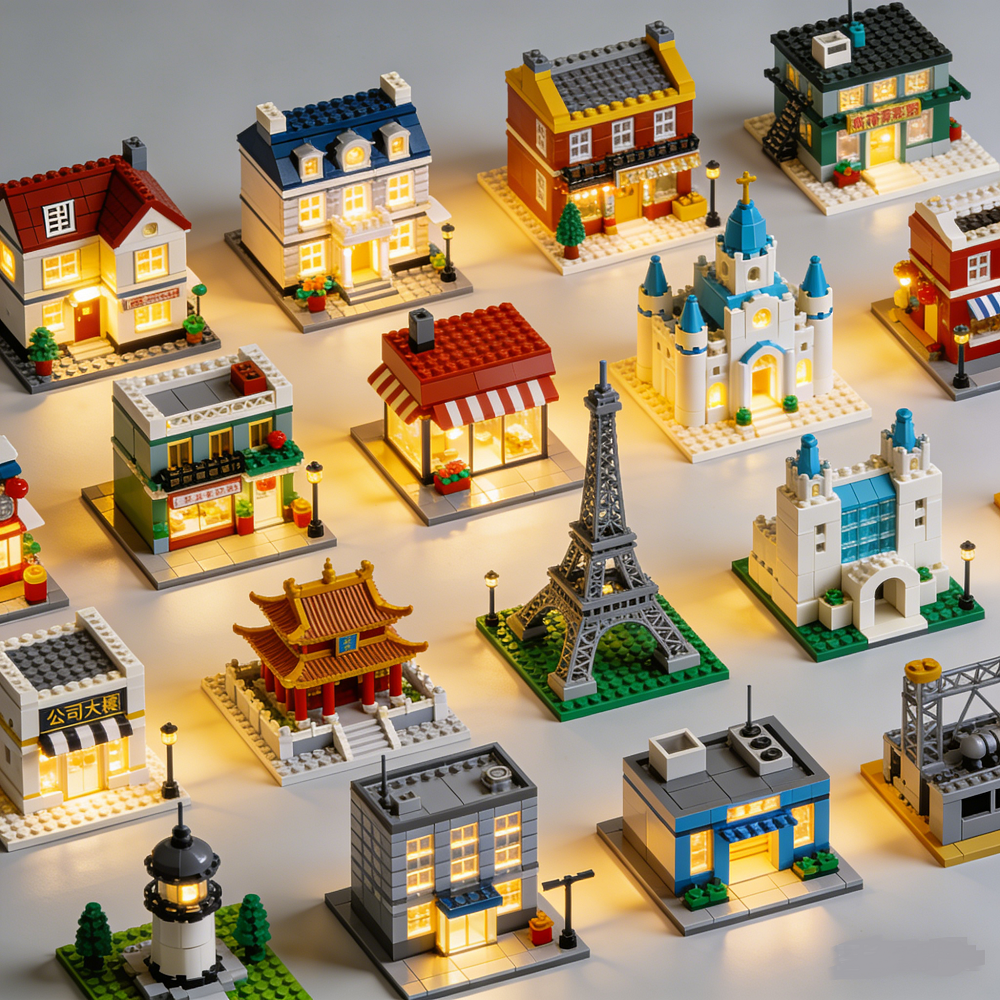 Bloques de construcción personalizados: Arquitectura y Vista a la Calle