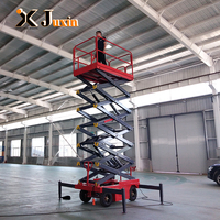 Kolay Bakımlı Mobil Yükseltilmiş 10 Metre 15 Metre Kaldırma Platformu Elektrikli Makaslı Havadan Çalışma Platformu Hareketli Kaldırma Platformu