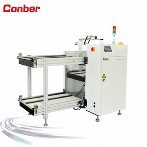 Sistema de Carga/Descarga Automática de PCB Conber M+LL SMT Compatible con PLC y Motor, con Doble Alimentador y 220V - Product Image 1