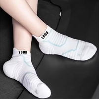 Calcetines Deportivos de Verano para Hombre, Calcetines Cortos para Maratón, Absorbentes de Sudor, Amortiguadores, Calcetines Deportivos de Baloncesto