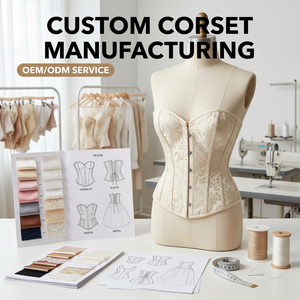 Corsé Personalizado para Mujer, Fabricante OEM, Corsé Reductor de Cintura, Faja Moldeadora con Varillas, Corsé Bordado, Petticoats - Product Image 1