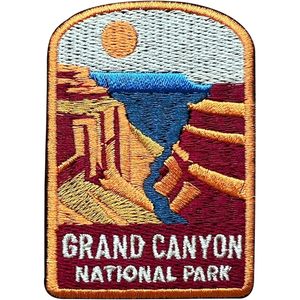 Grand Canyon National Park Embroidery <b>Patch</b> 3 Inches Iron <b>On</b> <b>Sew</b> <b>On</b> Travel Applique <b>Patch</b> - Product Image 1