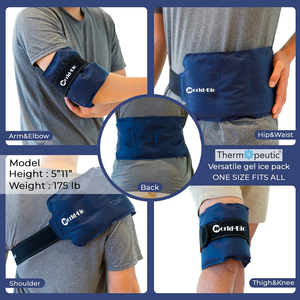 Compresa <span class=keywords><strong>de</strong></span> Gel Reutilizable Frío/<span class=keywords><strong>Calor</strong></span> con Correa Ajustable para Soporte <span class=keywords><strong>de</strong></span> Cintura, Espalda y Rodilla, Alivio del Dolor, Terapia Física, Envoltura <span class=keywords><strong>de</strong></span> Compresión - Product Image 5
