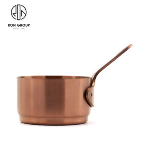 Jolie poêle à frire en cuivre antiadhésive de <span class=keywords><strong>petite</strong></span> taille au design nordique avec poignée en acier inoxydable, ensemble de poêles à frire pour la restauration, la cuisine - Product Image 6