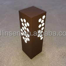 <span class=keywords><strong>Lumi</strong></span>ère décorative en métal de boîte d'éclairage de sculpture de <span class=keywords><strong>jardin</strong></span> en métal - Product Image 1