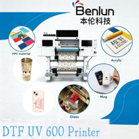 Printer Inkjet 3D UV DTF A3 Laris untuk Usaha Kecil, Cocok untuk Mencetak pada Bahan Kulit Fleksibel, Stiker Film Printer DTF UV A3