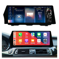 Radio Multimedia para Auto con Android 14 y Snapdragon 665 de 15.5 Pulgadas, CarPlay para BMW Serie 5 F10 F11 F18 CIC NBT 2011-2016