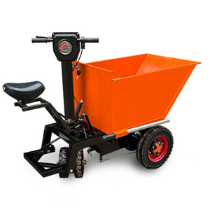 Stainless Steel Hand Push Ash Truck Breeding Pull Manure Feed Dump Trolley Mortar Brick <b>Transport</b> Small Dump Truck Hand Ash Truc - Product Image 4