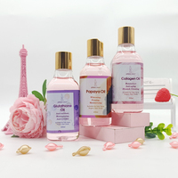 5D GLUTA blanchissant, raffermissant, hydratant plus lisse et plus clair anti-oxydant, anti-rides BIO cheveux visage huile pour le corps