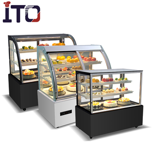 Refrigeration Equipment Pastry Bakery showcase Cabinet <strong>Refrigerator</strong> <strong>Commercial</strong> Glass Door Cake Display Fridge - Product Image 4
