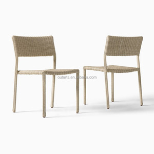 Sedia da Pranzo per Esterni di Alta Qualità dal Design Moderno con <span class=keywords><strong>Rattan</strong></span> Impermeabile Adatta per Casa, Ufficio e Hotel - Product Image 1